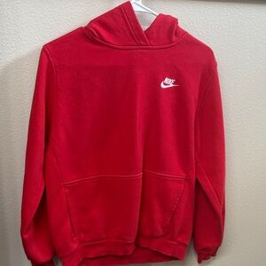 Nike Men's Bold Red Pullover Hoodie